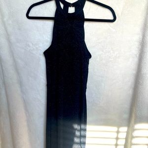 NWT Black evening backless dress
